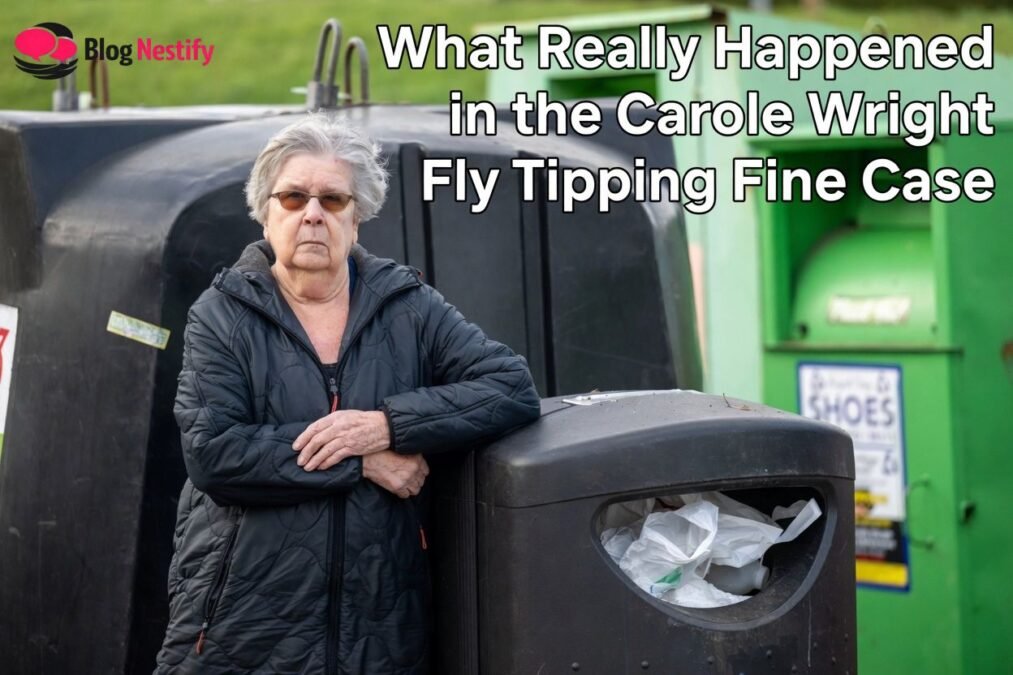 carole wright fly tipping fine